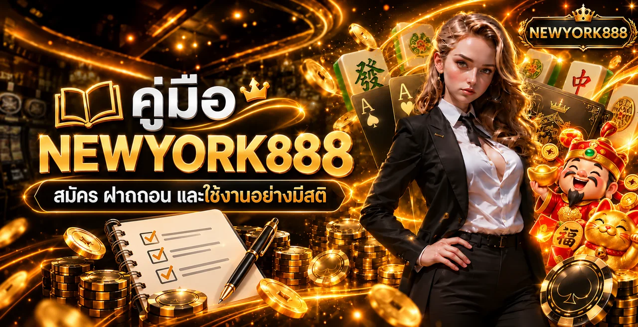 NEWYORK888 คู่มือสมัคร ฝากถอน และเลือกเกมอย่างมีสติ